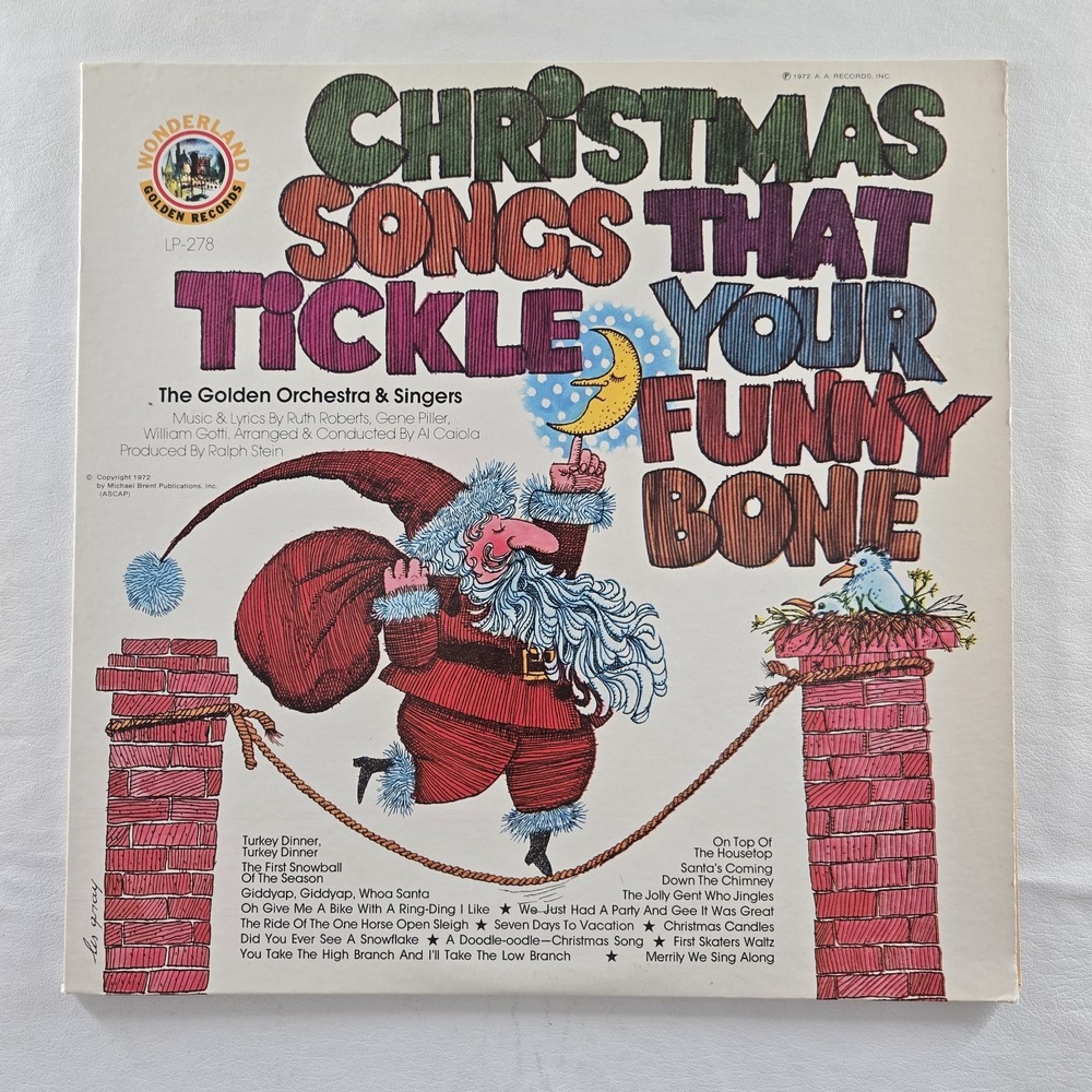 The Golden Orchestra & Singers – Christmas Songs That Tickle Your Funny Bone LP